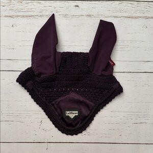 LeMieux Purple Crochet Horse Ear Bonnet